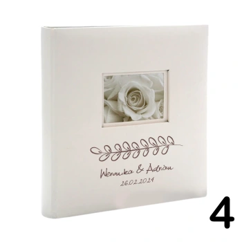 Album ślubny, wsuwany, 500 zdjęć 10x15, personalizowany, 12 wzorów do wyboru